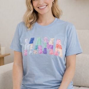 MAMA Graphic Tee |  Cotton | Light Blue | Unisex
Mother’s Day Gift